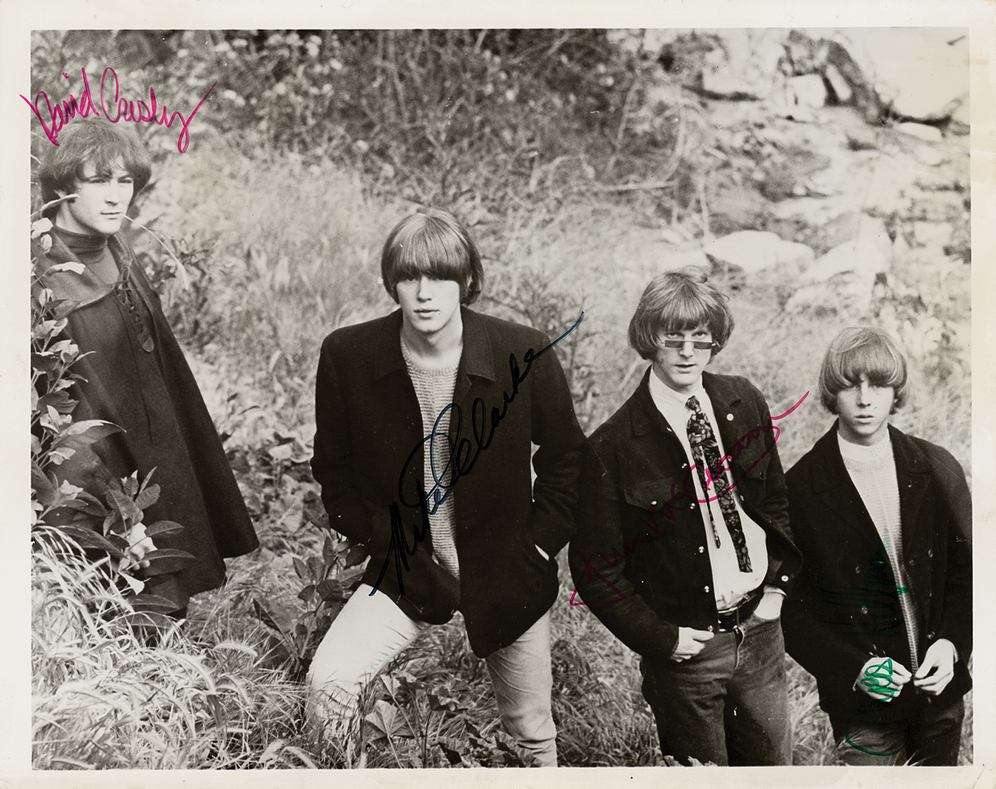 Lot #2190 The Byrds Signed Photograph