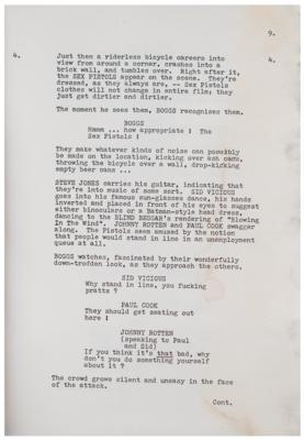 Lot #2301 Sex Pistols: Original Draft Script for 'Who Killed Bambi?' - Image 5