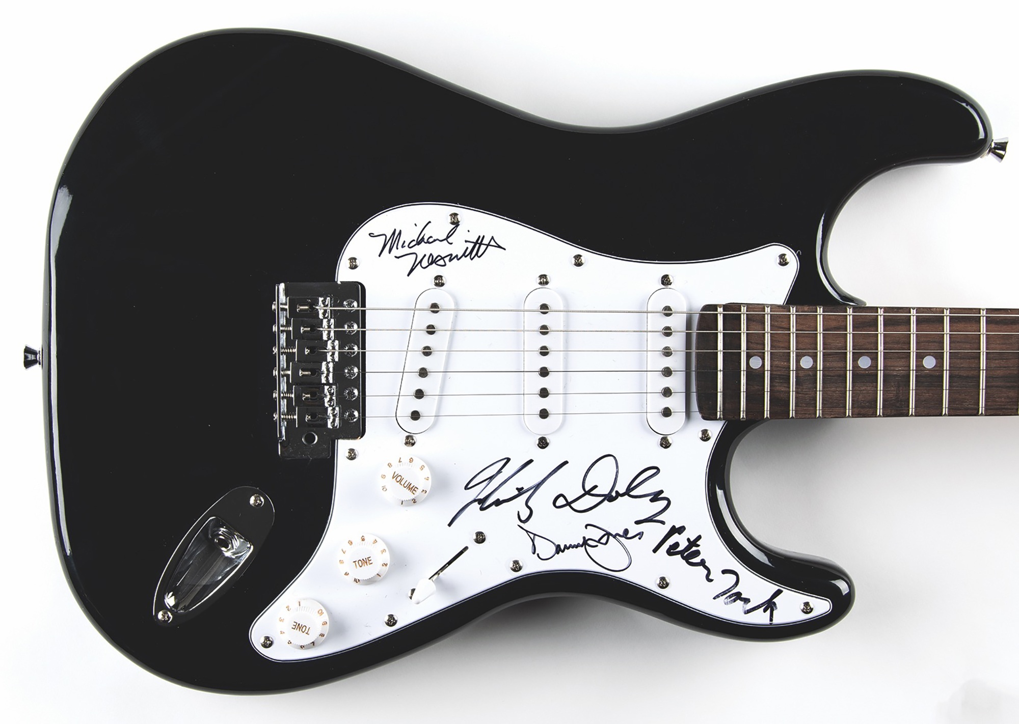 Lot #2212 The Monkees Signed Guitar - Image 2
