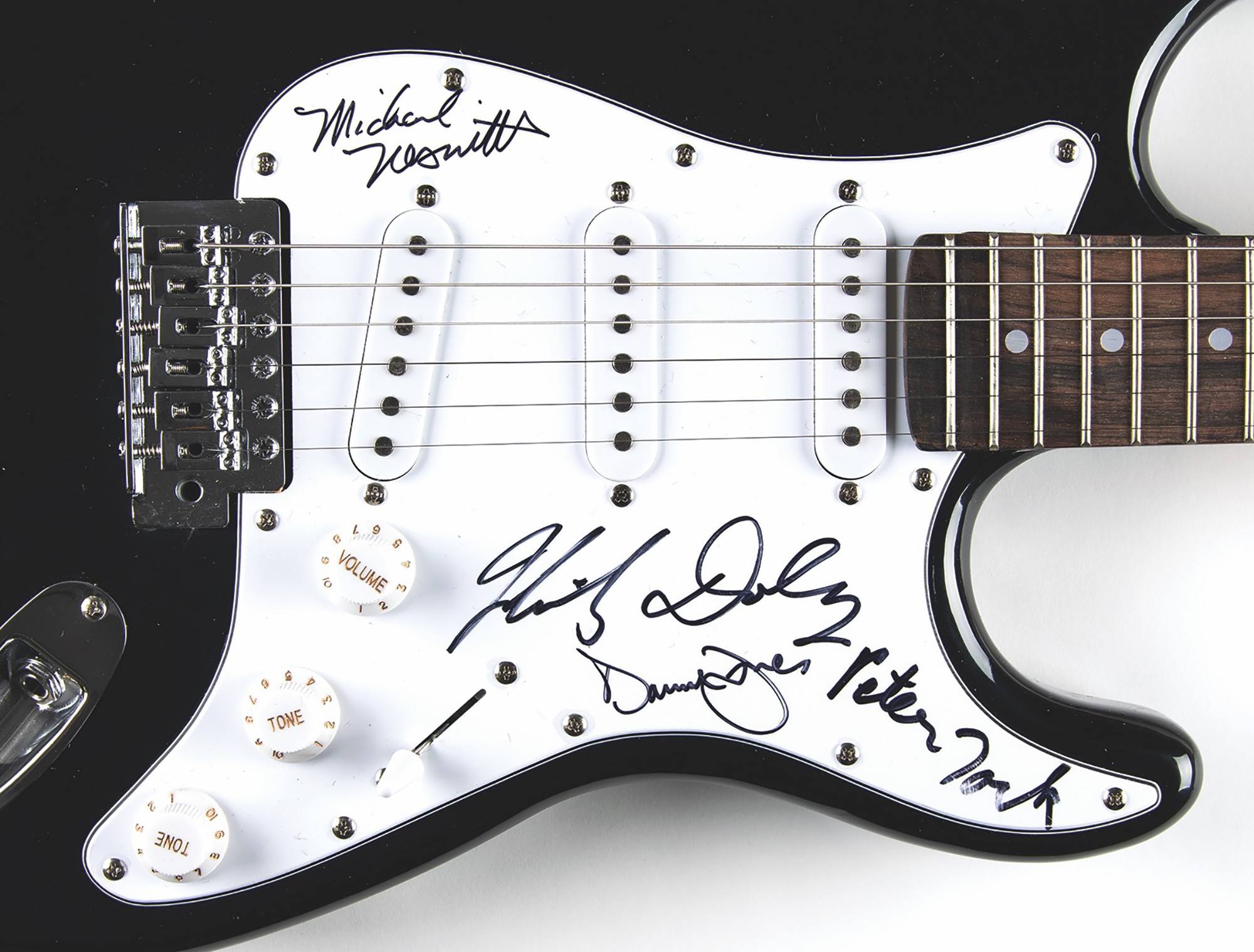 Lot #2212 The Monkees Signed Guitar - Image 3