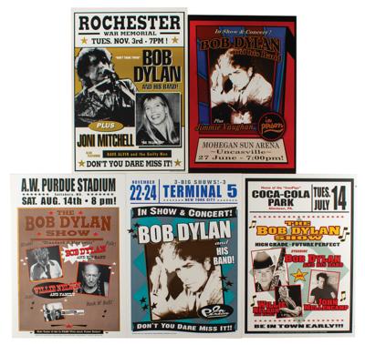 Lot #2082 Bob Dylan (5) Never Ending Tour Concert Posters - Image 1
