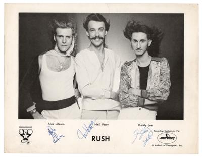 Lot #2247 Rush Signed Photograph - Image 1