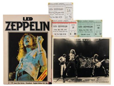 Lot #2147 Led Zeppelin (5) 1970s UK Items - Image 1
