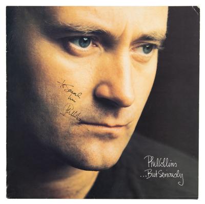 Lot #2313 Phil Collins Signed Album