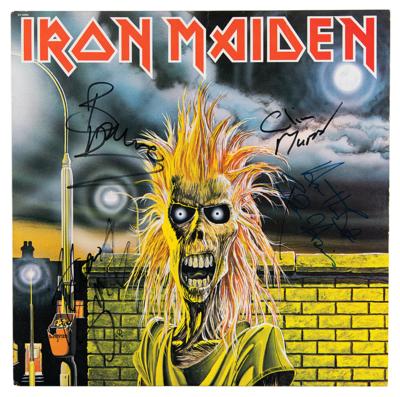 Lot #2319 Iron Maiden Signed Album