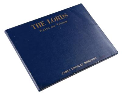 Lot #2128 Jim Morrison Signed Private-Edition Book: 'The Lords: Notes on Vision' - Image 3