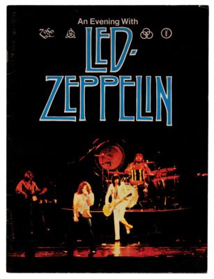 Lot #2140 Led Zeppelin Signed Program