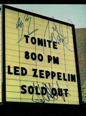Lot #2140 Led Zeppelin Signed Program - Image 2