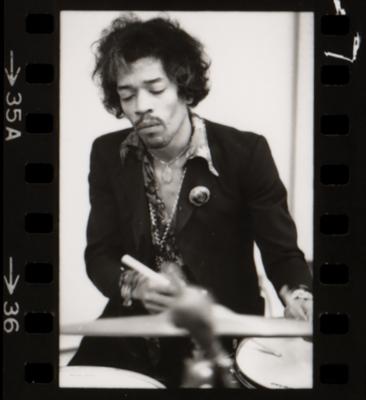 Lot #2102 Jimi Hendrix Contact Sheet Photograph by Linda McCartney - Image 3