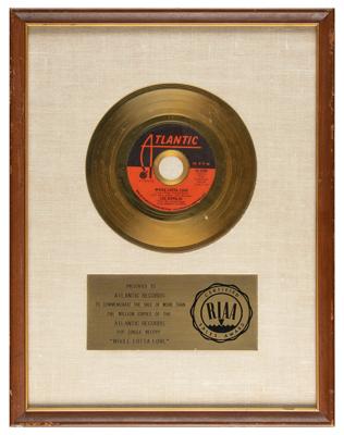 Lot #2141 Led Zeppelin RIAA Sales Award for 'Whole