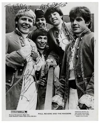 Lot #2217 Paul Revere and the Raiders Signed