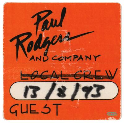 Lot #2326 Paul Rodgers Signed Photograph - Image 2
