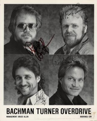 Lot #2252 Bachman Turner Overdrive Signed Photograph
