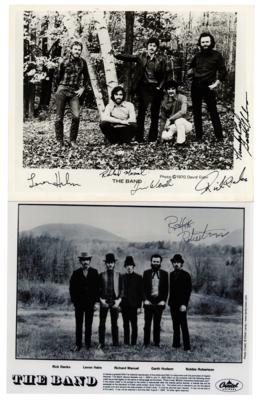 Lot #2253 The Band (2) Signed Photographs
