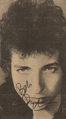 Lot #2078 Bob Dylan Signed Photograph - Image 1