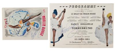 Lot #2182 Elvis Presley Twice-Signed 1959 Moulin Rouge Program