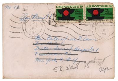 Lot #2195 Janis Joplin Signed and Hand-Addressed Mailing Envelope - Image 2
