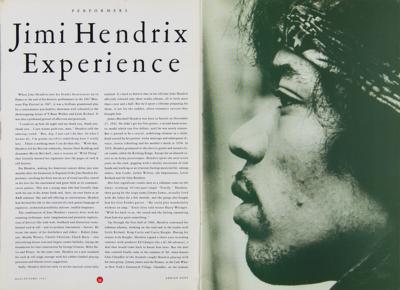 Lot #2100 Jimi Hendrix Experience and Others 1992 Rock and Roll Hall of Fame Program with CD - Image 3