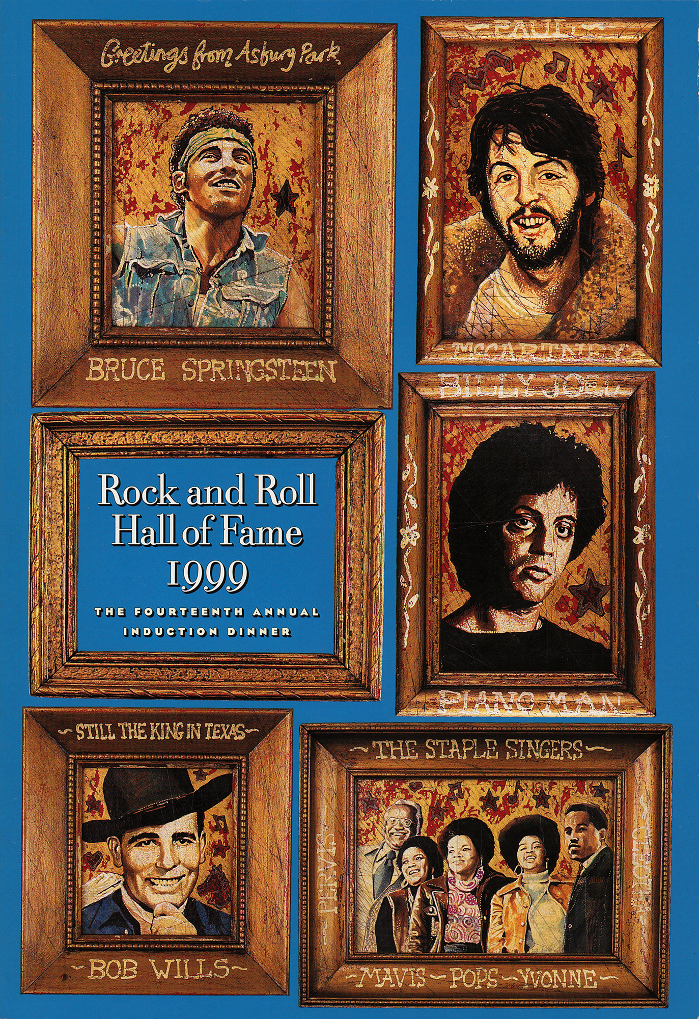 Lot #2036 Paul McCartney, Bruce Springsteen, and Others 1999 Rock and Roll Hall of Fame Program