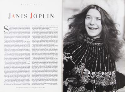 Lot #2150 Led Zeppelin, Janis Joplin, and Others 1995 Rock and Roll Hall of Fame Program with CD - Image 2