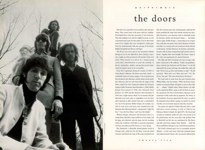 Lot #2130 The Doors, Cream, and Others 1993 Rock and Roll Hall of Fame Program - Image 3