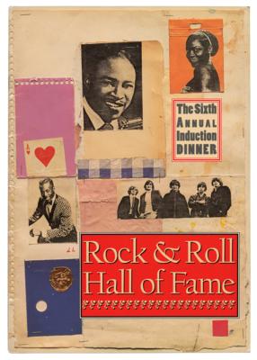 Lot #2202 The Byrds, Howlin' Wolf, Tina Turner, and Others 1991 Rock and Roll Hall of Fame Program - Image 1