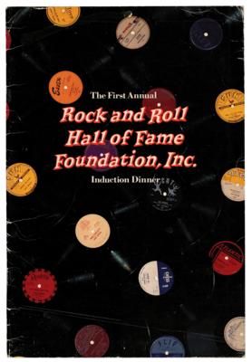 Lot #2187 Elvis Presley, Chuck Berry, Little Richard, and Others 1986 Rock and Roll Hall of Fame Program