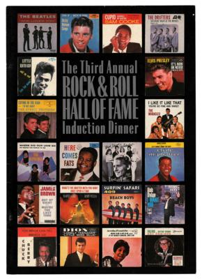 Lot #2048 Beatles, Bob Dylan, and Others 1988 Rock and Roll Hall of Fame Program - Image 1