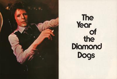 Lot #2262 David Bowie 1974 Diamond Dogs US Tour Program - Image 2