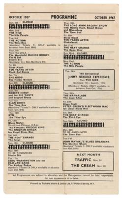 Lot #2087 Jimi Hendrix Experience 1967 Marquee Club Handbill - Image 2