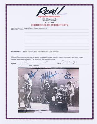 Lot #2274 Grand Funk Railroad Signed 'Closer to Home' Album - Image 3