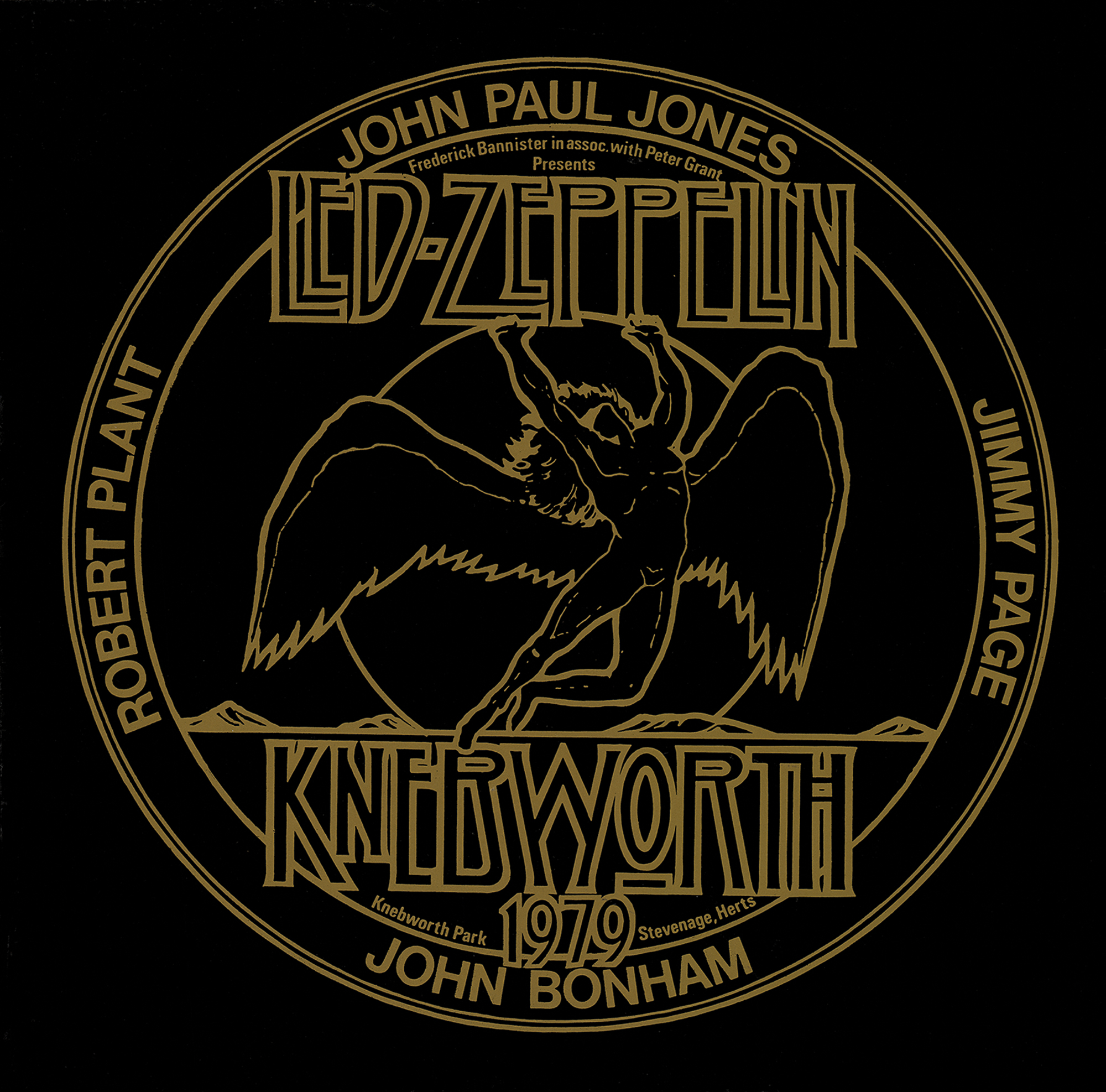 Lot #2142 Led Zeppelin 1979 Knebworth Festival Sticker