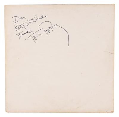 Lot #2245 Tom Petty Signed Acetate for 'Anything