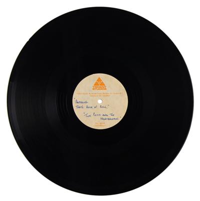 Lot #2245 Tom Petty Signed Acetate for 'Anything That's Rock 'n' Roll' - Image 2