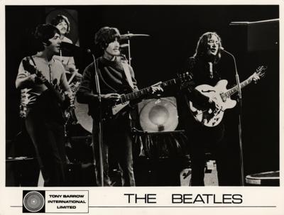 Lot #2050 Beatles Original Promotional Photograph