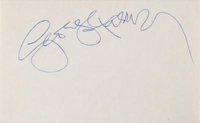 Lot #2016 George Harrison Signature