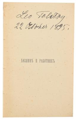 Lot #441 Leo Tolstoy Signed Book - Image 2