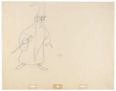 Lot #764 Merlin Production drawing from The Sword in the Stone - Image 1