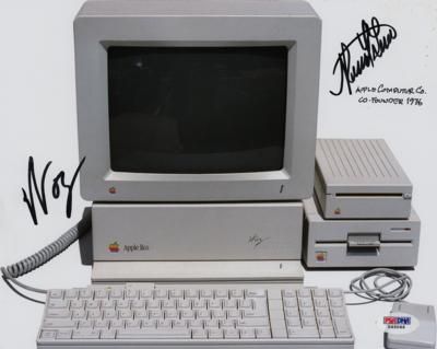 Lot #181 Apple: Wozniak and Wayne Signed Photograph - Image 1