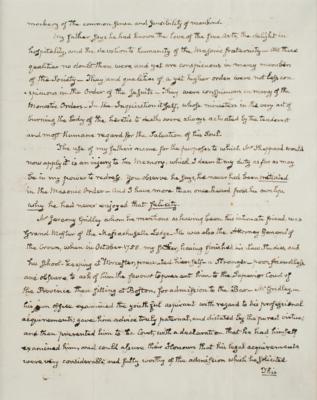 Lot #4 John Quincy Adams Autograph Letter Signed - Image 4