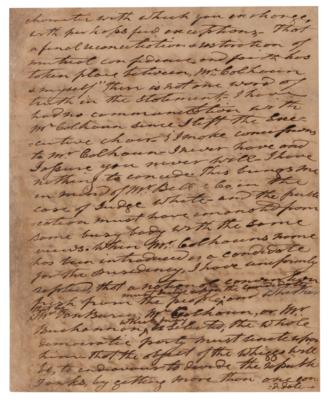 Lot #7 Andrew Jackson Autograph Letter Signed - Image 2