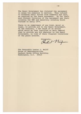 Lot #33 Richard Nixon Autograph Letter and (2) Typed Letters - Image 7