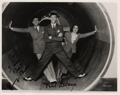 Lot #575 Fred Astaire and George Burns Signed Photograph