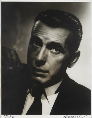 Lot #593 George Hurrell Signed Photograph: Humphrey Bogart - Image 1