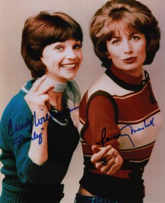 Lot #597 Laverne and Shirley: Marshall and Williams Signed Photograph - Image 1