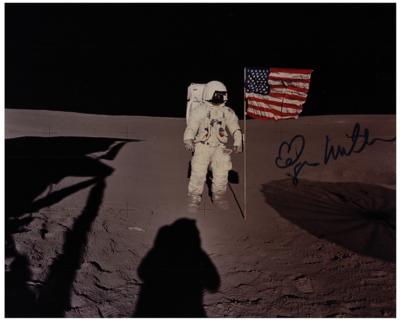 Lot #388 Edgar Mitchell Signed Photograph - Image 1