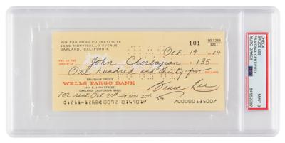 Lot #569 Bruce Lee Signed Check