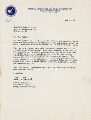 Lot #400 Alan Shepard Typed Letter Signed