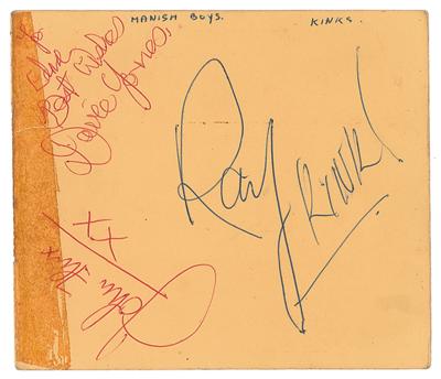Lot #524 David Bowie Signature
