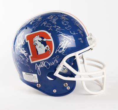 Lot #624 Denver Broncos: 1996 Multisigned (30+) Football Helmet - Image 2